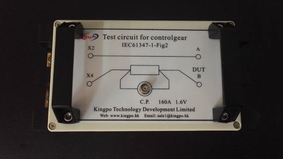 Abbildung 3-Test-Stromkreis Iecs 61347-1-2012 für Controlgear/Licht-Maß-Ausrüstung