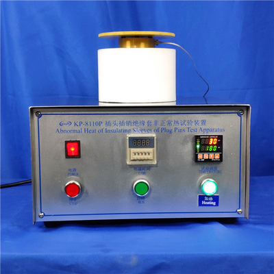 Apparat für Prüfungswiderstand zur anormalen Hitze von isolierenden Ärmeln von Stecker-Stiften, Testgerät Iecs 60884-1