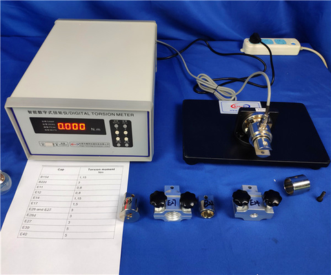 Drehmoment-Prüfvorrichtungs-Licht-Testgerät IEC60061 Digital für Endstöpsel, Lampensockel-Drehmoment-Test