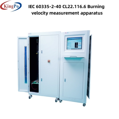 IEC 60335-2-40 CL22.116.6 Brenngeschwindigkeitsmessgerät mit benutzerfreundlicher Konstruktion